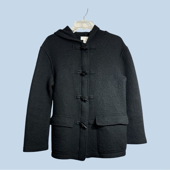 Jones New York Jackets & Blazers - Jones New York Sport 100% Wool Duffle Jacket Waist Length Black Size Small